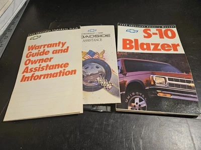 1992 Chevrolet S Series S 10 S10 Blazer Caminhão Manual do Proprietário + Estojo M1 - Imagem 1 de 4