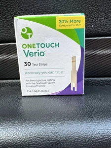 Tiras reactivas OneTouch Verio para diabetes - 30 unidades - Imagen 1 de 4