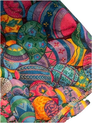 VIP CRANSTON Huevo de Pascua Colorido Patrón Tela Corredor de Mesa 24x102” De Colección Foto 1 de 4