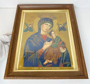 Bilderrahmen Muttergottes von der ewigen Hilfe Jungfrau Maria Wandbild Virgen del Socorro - Bild 1 von 11