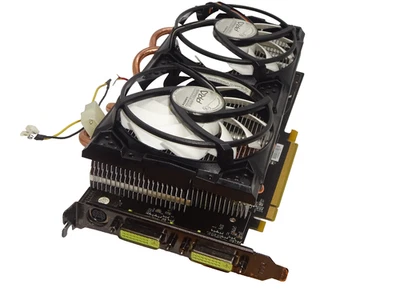 XFX GeForce 8800 GT 512MB GDDR3 PCI-E GRAFIKKARTE DUAL DVI S-VIDEO #GK12728 - Bild 1 von 2