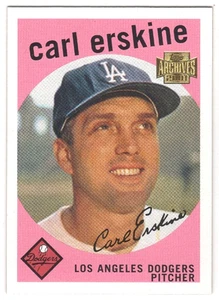2001 Topps Archives CARL ERSKINE card #217 - Picture 1 of 2