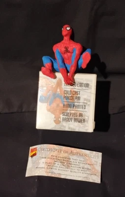 Spider-man 1994 Edición Limitada Randy Bowen Porcelana Ornamento #1929/7000 Foto 1 de 4