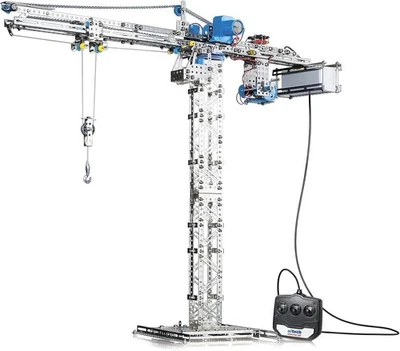 Build Your Own Crane - Eitech Deluxe Motorized Crane Construction Kit, Steel - Image 1 of 3