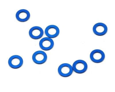 Team Associated 5.5x0.5mm Aluminum Ball Stud Washer (Blue) (10) [ASC31381] - Image 1 of 2