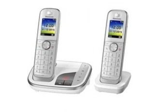 Panasonic KX-TGJ322 Telefon DECT Weiu00df Identyfikacja dzwoniącego - Plug-Type C ( - Zdjęcie 1 z 1