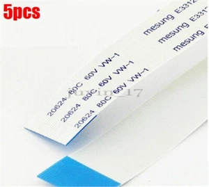 5Pcs 24-Pin 0.5MM Pitch Ribbon Flat Cable Wire 20Cm Long Homonymous Ffc Fpc I kp - Picture 1 of 2