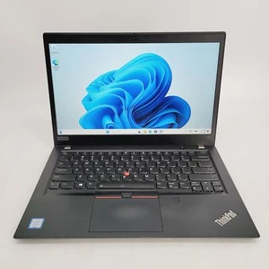 Lenovo ThinkPad T490s i5 8265U 1.6GHz 8GB RAM 256GB SSD 14" Windows 11 Laptop - Picture 1 of 8