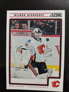 Score Panini 2012-2013 Hockey Card #88 Miikka Kiprusoff Team Calgary Flames