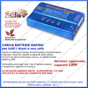 IMAX B6 CARICABATTERIE VELOCE BATTERIE LIPO DRONE LITIO carica bilanciata PRO - Imagen 1 de 1