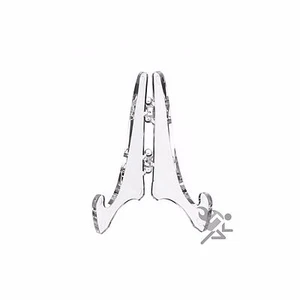Klare Mini faltbare Staffelei Display Ständer für 2" - 3" Artikel (2-1/8" hoch), 12er Pack - Bild 1 von 5