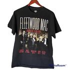 Fleetwood Mac 2014 Black Tour T-Shirt Men's M Music Band On With The Show