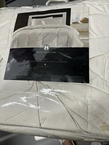 Piumino d'oca bianco ungherese collezione hotel king size - Foto 1 di 3