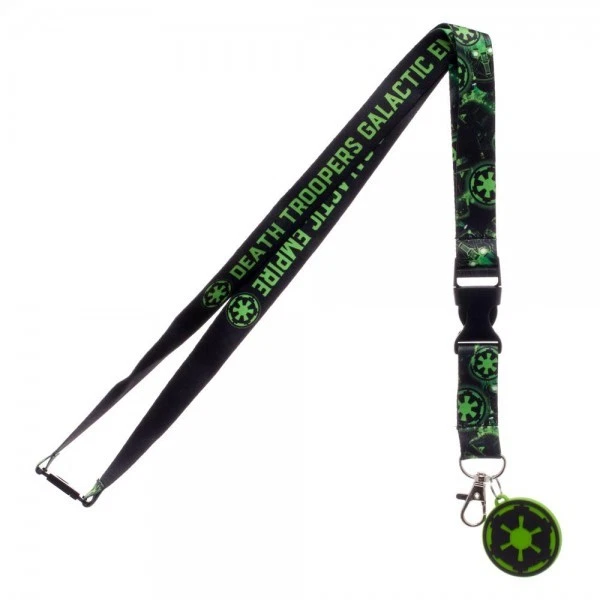 Star Wars Rogue One Empire Lanyard Neck Strap Necklace ID Holder Keychain - Image 1 of 1