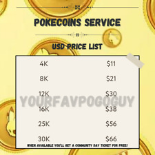Pokemon Go Coins 4,000 PokeCoins Cheapest Price, Safe, Fast + ✅✔