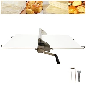 Manual Stainless Steel Dough Sheeter Pastry Machine Press Thickness 0.04"-0.89" - Picture 1 of 24
