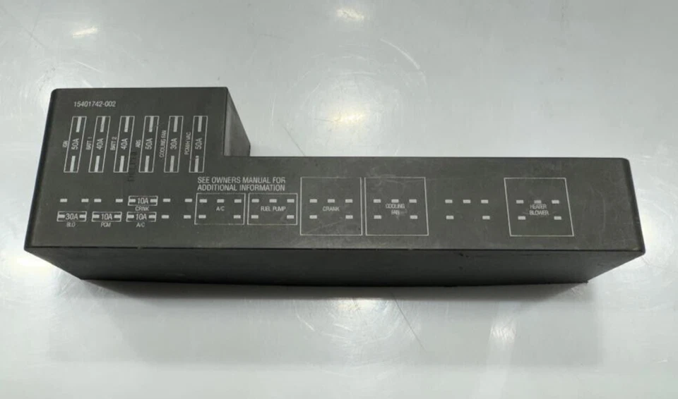 Cubierta de tapa de caja de fusibles Pontiac Sunfire/Chevy Cavalier 2000-2005 P/N 15401742 OEM Foto 1 de 4