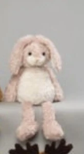 Unipak Ooleys Pink Soft Plush Bunny Rabbit New Softest Plush Ever Cuddly Lovey - Picture 1 of 6