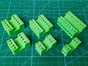 Male-Female Phoenix Style 5.08mm Pluggable Screw Terminal Block, Connector, M-F - Picture 1 of 16