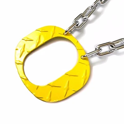Yellow Diamond Plate Game Day O Chain - University of Oregon - UofO Ducks Gift - Image 1 of 3