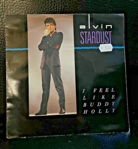 Alvin Stardust. I Feel Like Buddy Holly / Luxury. 7" 45RPM 1984 Single RARE - Picture 1 of 11