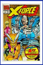 X-Force #1 Marvel August 1991 Gold Special Edition White Pages NM Comic Book