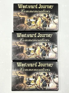 (LOT OF 3) 2004 WESTWARD JOURNEY COMMEMORATIVES JEFFERSON NICKEL TWO COIN SETS - Picture 1 of 5