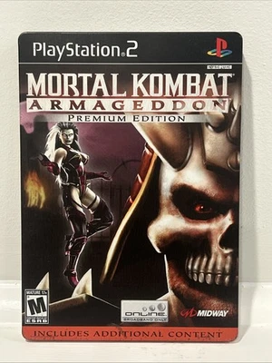 Mortal Kombat Armageddon Edición Premium Shao Kahn Steelcase PS2 CIB con Celda y Reg Foto 1 de 4