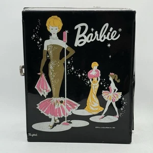 Mattel Barbie Doll Double Carrying Case Vintage 1962 Black Ponytail READ - Picture 1 of 21