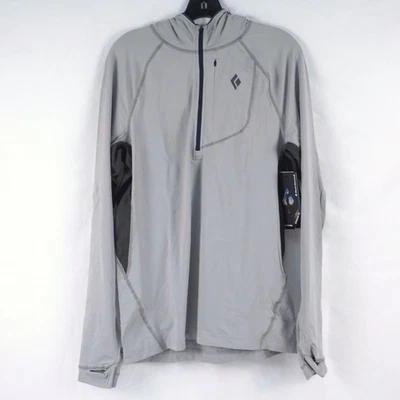Black Diamond Equipment Alpenglow Pro Running Hoody in Pewter Gray Men's Size M - Image 1 of 4