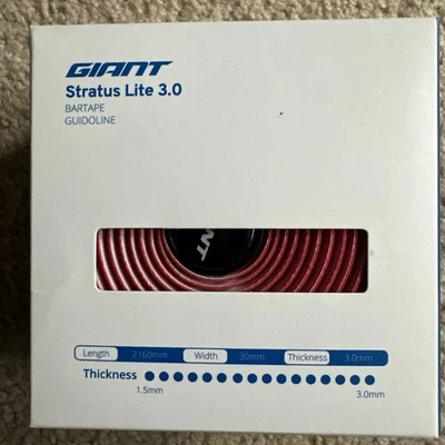 Cinta de manillar GIANT Stratus Lite 3.0 ROJA Foto 1 de 3