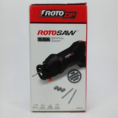 Nueva sierra espiral con cable Rotozip Rotosaw de 5,5 amperios 6 piezas SS355-10 Foto 1 de 4