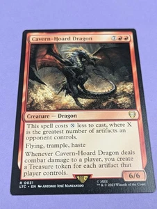MTG: The Lord of the Rings: Cavern-Hoard Dragon #0031 Rare - NM - Picture 1 of 2