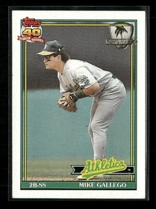1991 Topps Operation Desert Shield Mike Gallego #686 Oakland Athletics - Picture 1 of 2