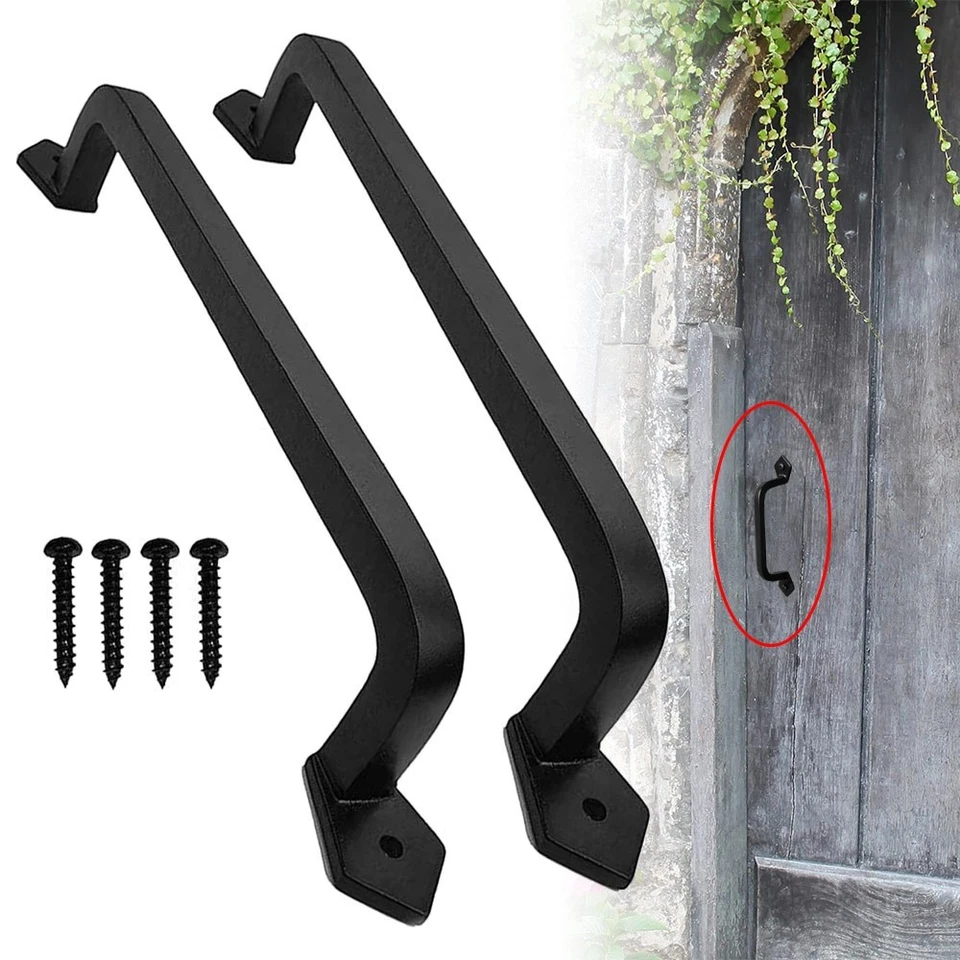 2Pack Barn Door Pull Handle Heavy Duty Handle For Garage Shed Wooden Garden Gate - Image 1 of 4