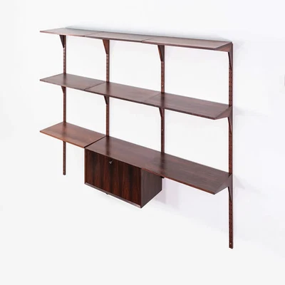 1960s Poul Cadovius System CADO Modular Storage Wall Unit w/ Cabinet in Rosewood - Image 1 of 4