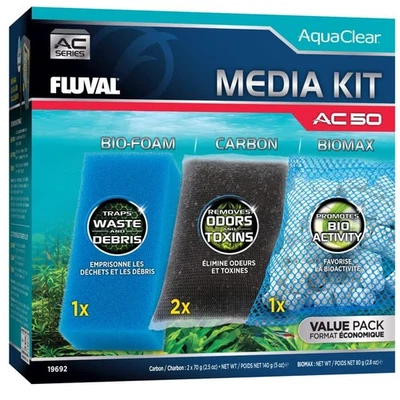 Fluval (bot_1762179406) Fluval AC50 Filter Media Maintenance Kit - Image 1 of 3