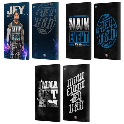OFFICIAL WWE JEY USO LEATHER BOOK WALLET CASE COVER FOR AMAZON FIRE - Image 1 of 4