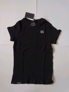 RawGear Black Rib Knit Shirt Model #RG437 Size S - Picture 1 of 5