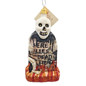 Larry Fraga Graveyard Marker Skeleton Halloween Christmas Tree Ornament 5961 - Picture 1 of 8