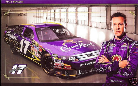 MATT KENSETH 2010 CROWN ROYAL SPRINT CUP POSTCARD NEW Cover