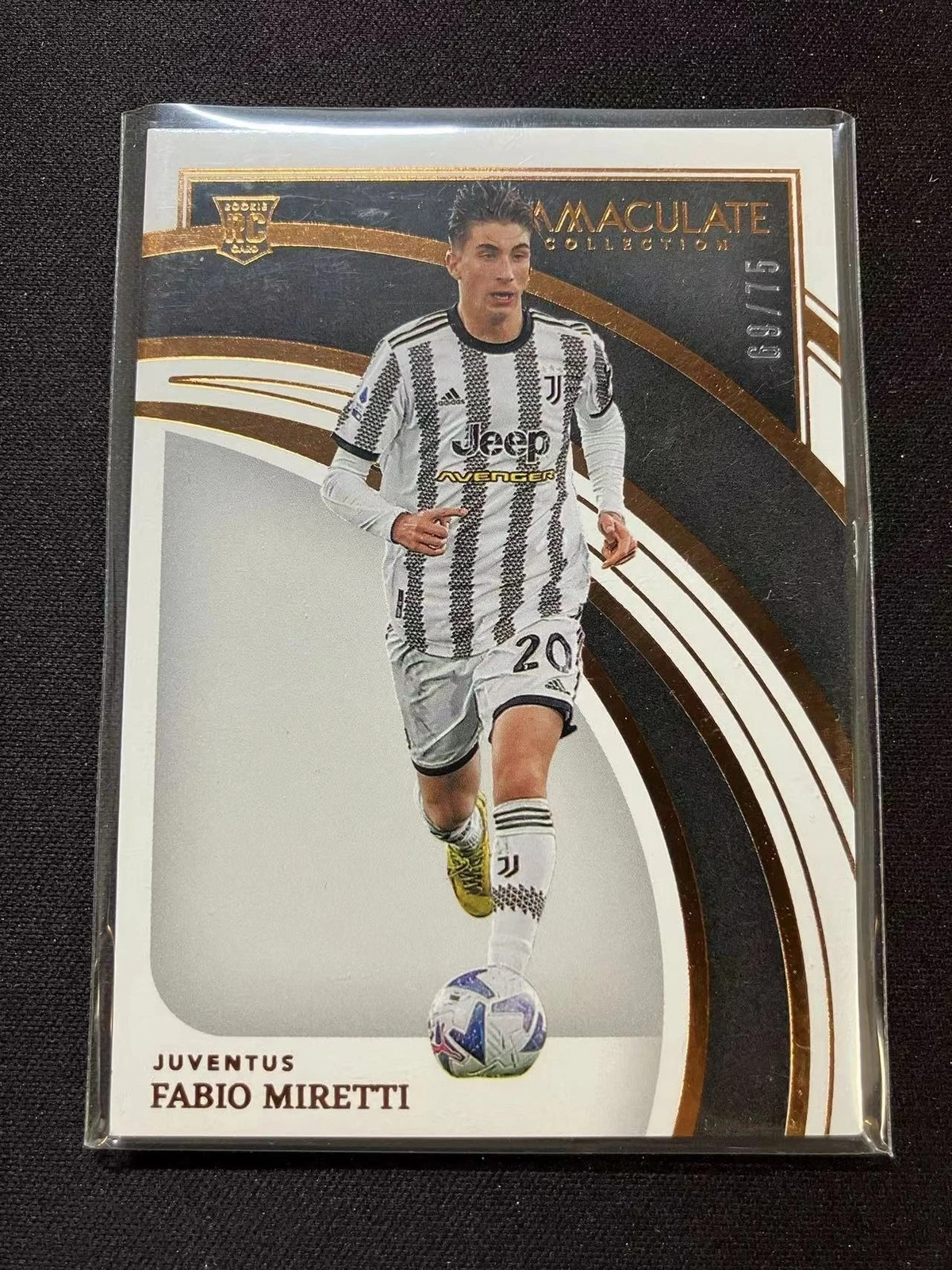 2022-23 Panini Immaculate Fabio Miretti Rookie RC Bronze 69/75 Juventus Italy