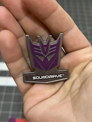 Hasbro Titanium 2006 Series Transformers SOUNDWAVE Cybertron Heros Nameplate - Image 1 of 2