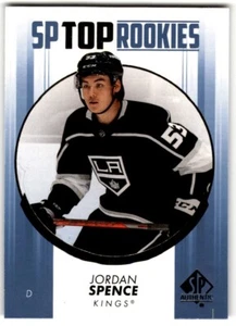 2022-23 SP Authentic Top Rookies Blue Jordan Spence #TR-18 Los Angeles Kings - Picture 1 of 2
