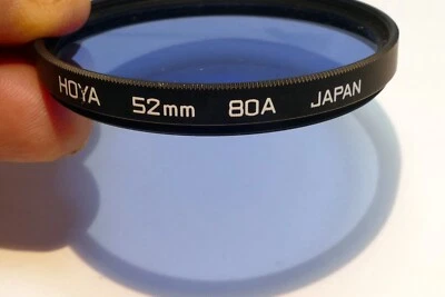 HOYA 52mm Filter 80A Blue made in Japan - Image 1 of 4