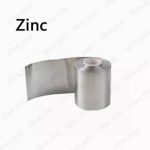 1 metro 99,99% striscia lamiera zinco Zn spessore 0,01-1,0 mm - Foto 1 di 4