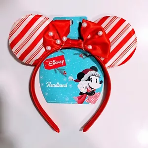 Disney Her Minnie Mouse Navidad Diadema Orejas - Imagen 1 de 4