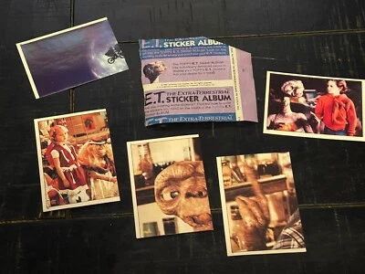 Raro Vintage 1982 Panini E.T. LAS PEGATINAS EXTRATERRESTRES Con Funda Pack Foto 1 de 2