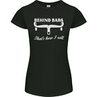 Behind Bars Thats How I Roll Cycling Bike Womens Petite Cut T-Shirt