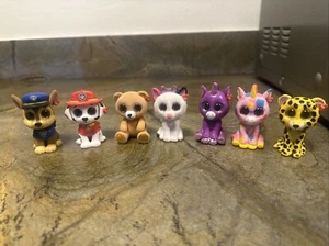 Ty Beanie Boos Mini Hard Plastic 2" Collectable Mystery Lot! Cracker Paw Patrol - Picture 1 of 5